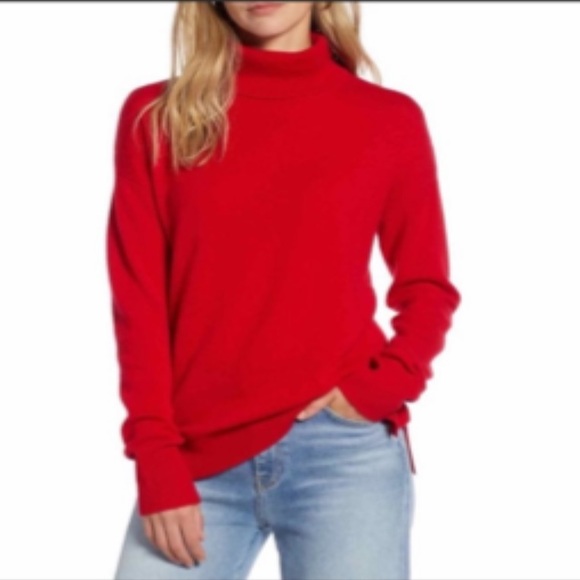 Halogen 100% cashmere turtleneck sweater - Picture 1 of 9